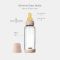 Скляна дитяча пляшечка BIBS Glass  Baby Bottle Round Latex Boheme Blush - 225 ml, 2+m