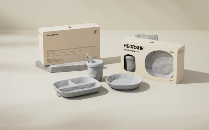 Посуд Heorshe глянцевий 3 од Сірий