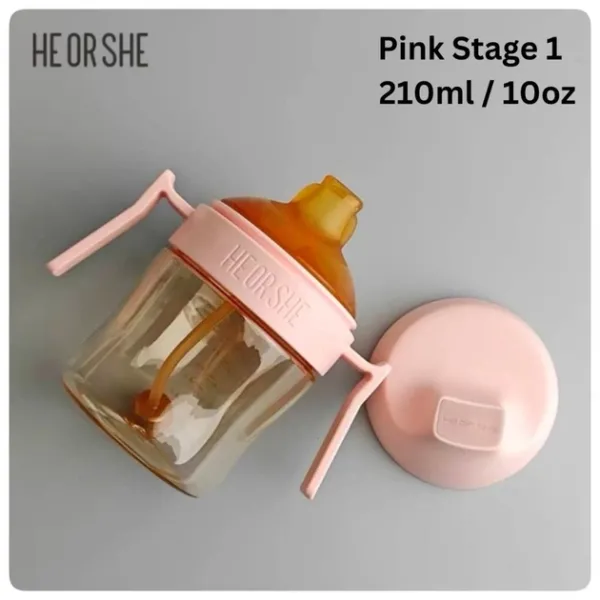 Поїльник непроливайка HEORSHE Rose 6m+ 210 ml