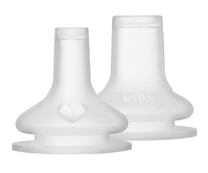 Змінні силіконові носики для дитячої пляшечки BIBS Baby Bottle Spout Silicone 2 pack