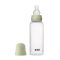 Дитяча пляшечка BIBS Baby Bottle Round Silicone 270 мл Medium Flow (середній потік) Sage