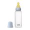 Дитяча пляшечка BIBS Baby Bottle Round Latex 270 мл Medium Flow (середній потік) Baby Blue