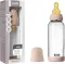Набір пустушки та тримач для соски BIBS Colour Pacifier & Loop Clip Gift Set Latex – Blush