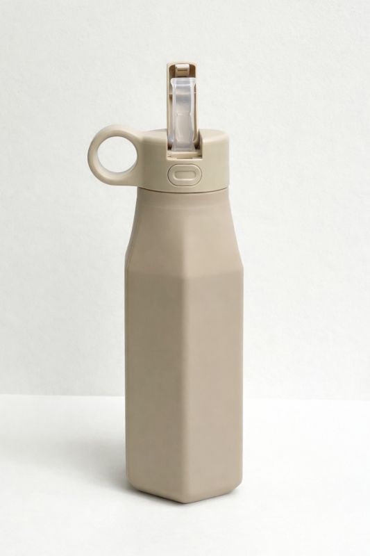 Дитяча силіконова пляшка - Cappuccino, 350 мл