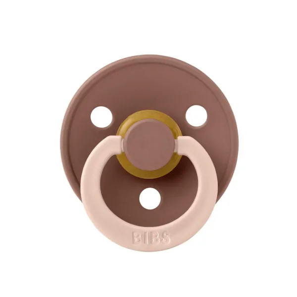 Пустушка 6-18 m BIBS STUDIO COLOUR Fusion – Woodchuck/Blush