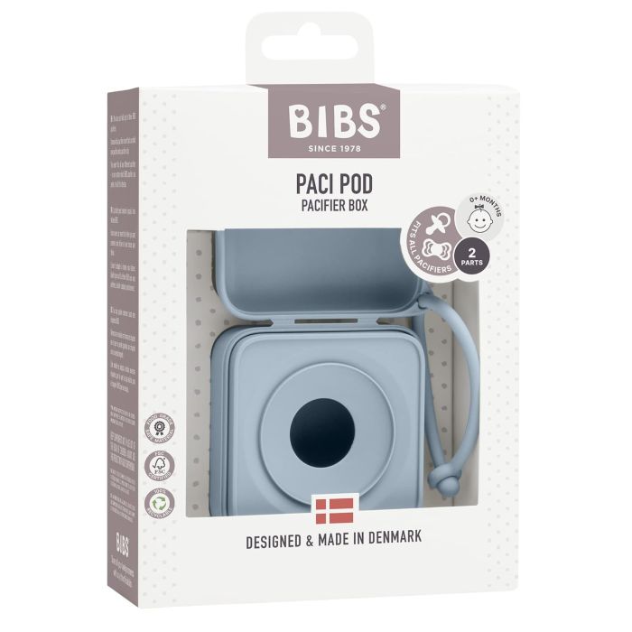 Контейнер для зберігання пустушок BIBS Pacifier Box Baby Blue