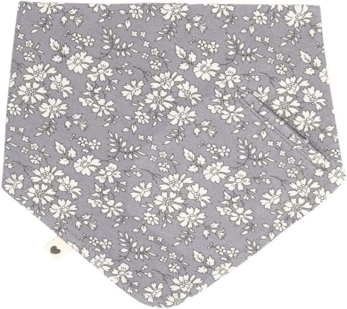 Нагрудник, слюнявчик BIBS x Liberty Bandana Bib – Capel Fossil Grey