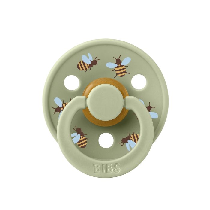 Соска Studio 6-18 міс Colour Latex Round (кругла) Bumblebee Friends – Sage