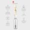 Склянна пляшка BIBS Baby Glass Bottle Complete Set 225 ml, Ivory