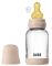 Скляна  BIBS Baby Glass Bottle дитяча пляшечка повний комплект  Blush - 120 ml
