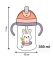 Поїльник з трубочкою Rabbit Soft Pink