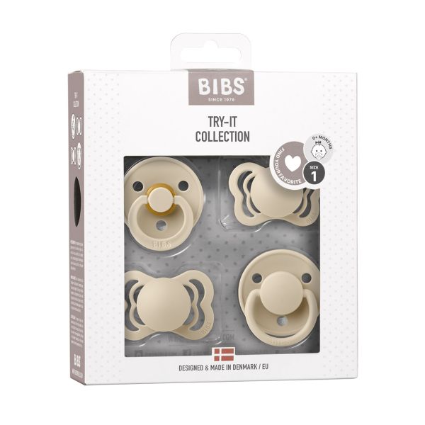 Набір пустушок BIBS Baby Try-It Collection Vanilla