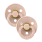 Пустушка 0-6 m Colour 2 PACK  Latex Round (кругла) – Blush  (2 в упаковці)