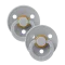 Пустушка BIBS 6-18 мес Latex Round Cloud/Cloud 2 pcs
