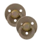 Пустушкs BIBS 6-18 m Colour Latex Round (кругла) – Dark Oak 2 pcs