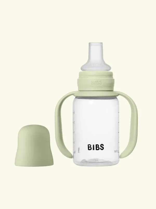 Дитяча пляшечка непроливайка з носиком BIBS Baby Sippy Bottle Spout Silicone Sage 150 ml