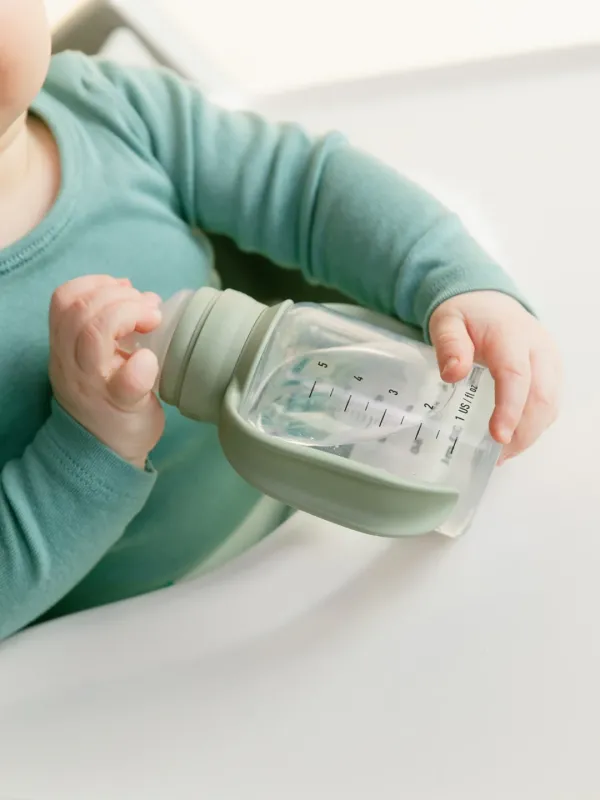 Дитяча пляшечка непроливайка з носиком BIBS Baby Sippy Bottle Spout Silicone Sage 150 ml