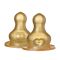 Набір змінних сосок для пляшечок BIBS Bottle Niple 2 pack Latex Medium Flow (Середній потік) 2 шт