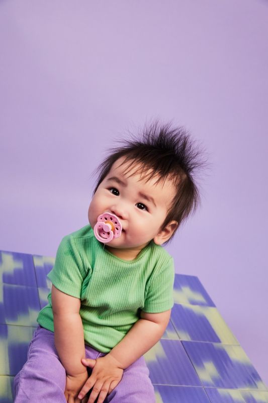 Пустушка BIBS 6-18 m Boheme Latex Round Bubblegum
