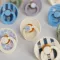 Набір сосок  BIBS Studio 0-6 m Colour Latex Round (кругла) Jasmine - Ivory 2 pcs