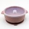 Силіконова тарілка з кришкою Pale Mauve