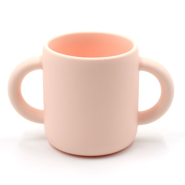 Силіконовий кухоль з двома ручками Soft Pink