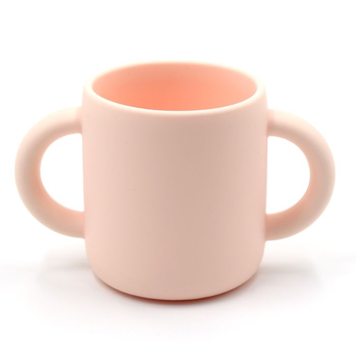 Силіконовий кухоль з двома ручками Soft Pink
