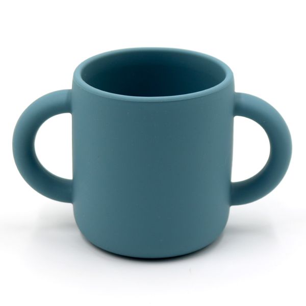 Силіконовий кухоль з двома ручками Smoke Blue