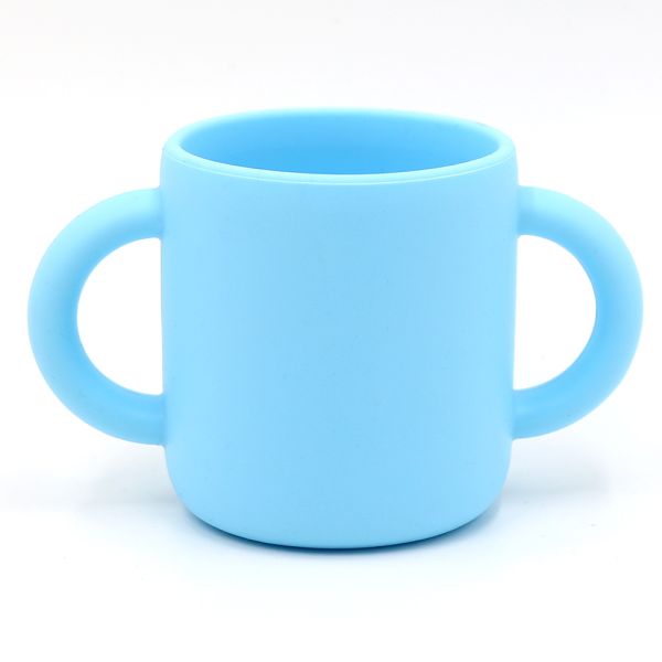 Силіконовий кухоль з двома ручками Baby Blue
