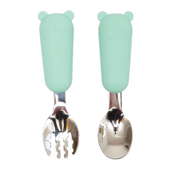 Дитячі металеві прибори Teddy Mint