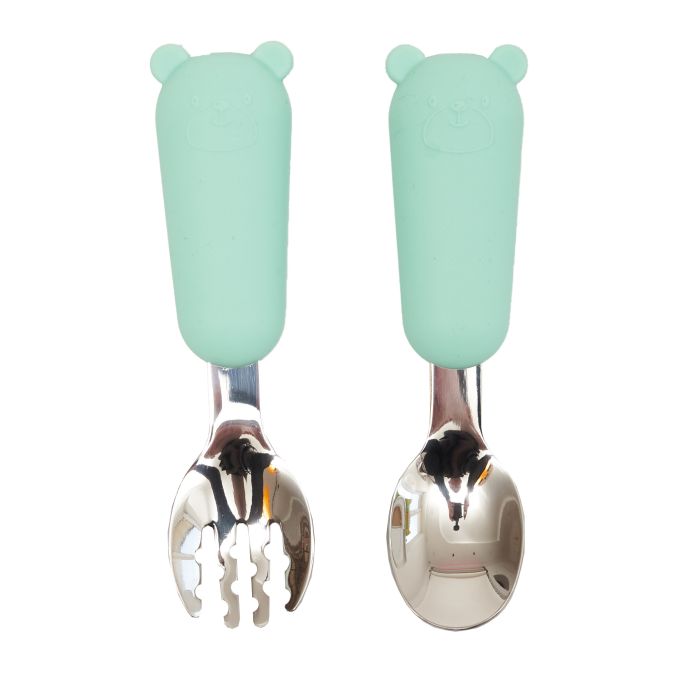 Дитячі металеві прибори Teddy Mint