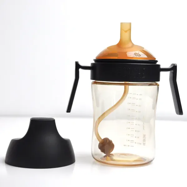 Дитячий антиколіковий поїльник TM HEORSHE Black 300 ml
