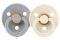 Пустушка BIBS 0-6 m Colour Latex Round Cloud / Ivory ,2 шт