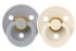 Пустушка BIBS 0-6 m Colour Latex Round Cloud / Ivory ,2 шт