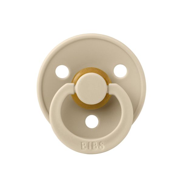 Пустушка BIBS 0-6 міс Latex Round Vanilla