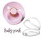 Пустушка BIBS 0-6 міс Colour Baby Pink в прозорому контейнері для зберігання