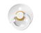 Пустушка BIBS 0-6 міс Colour  Latex  White в прозорому контейнері для зберігання