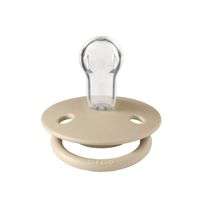 Пустушка BIBS 0-36 мiс De Lux Silicone - Vanilla