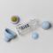 Скляна дитяча пляшечка BIBS Baby Glass Bottle повний комплект Baby Blue, 120 ml
