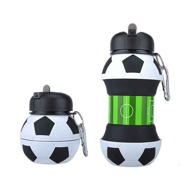 Силіконова розкладна бутилка для води Football Bottle