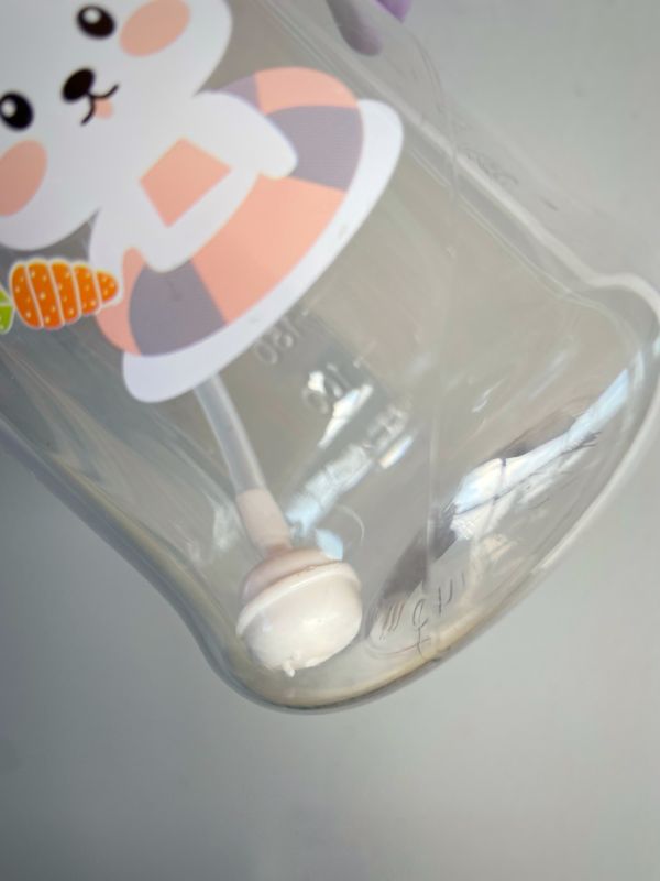 Поїльник з трубочкою Rabbit Soft Pink
