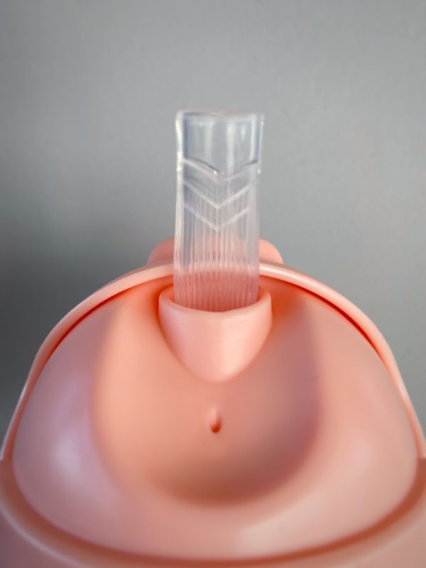 Поїльник з трубочкою Rabbit Soft Pink