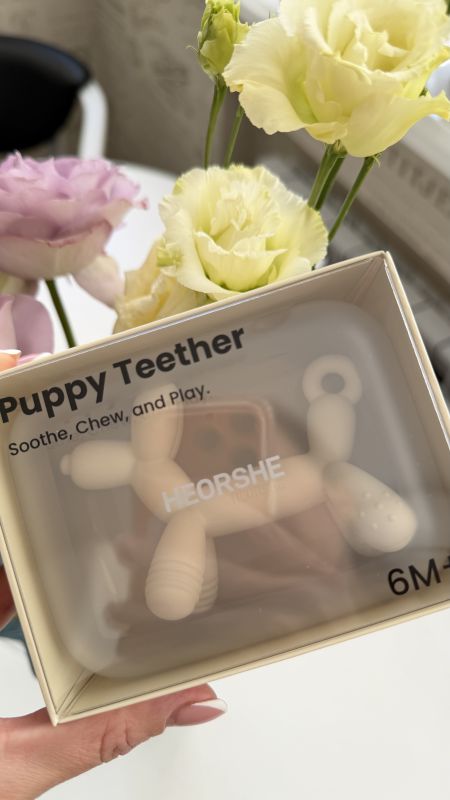 Силіконовий гризунець HEORSHE Puppy White