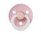 Соска пустушка BIBS 6-18 m Pacifier Colour Latex Size 2 Baby Pink GLOW