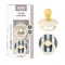 Соска BIBS 0-6 m  Colour Latex (кругла) Pin- Ivory / Steel Blue Mix, 2 шт
