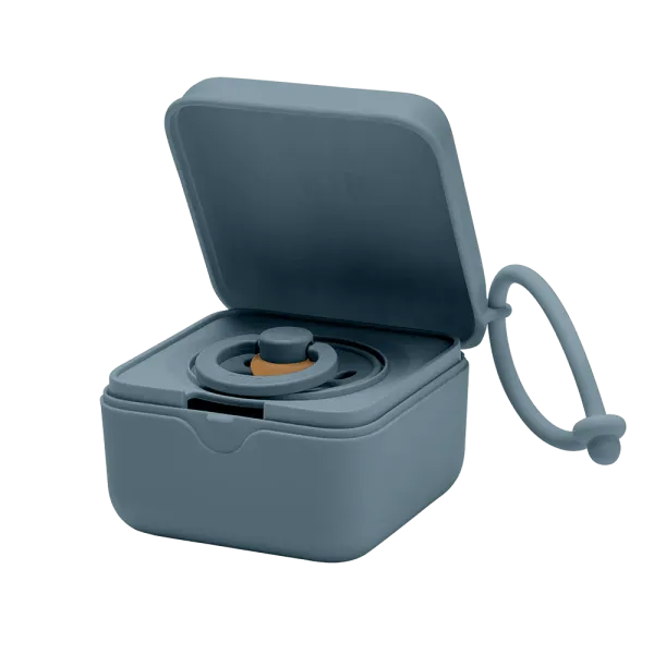Контейнер для пустушок BIBS Pacifier Box Petrol (без пустушки)