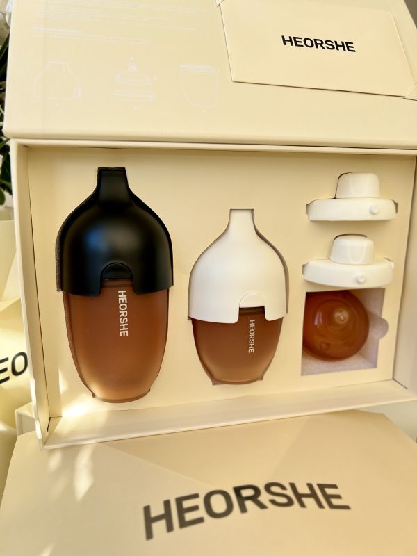 Набір пляшечок для годування HEORSHE Black/White Bottles 5 од.