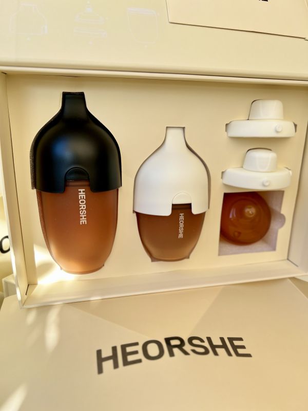 Набір пляшечок для годування HEORSHE Black/White Bottles 5 од.
