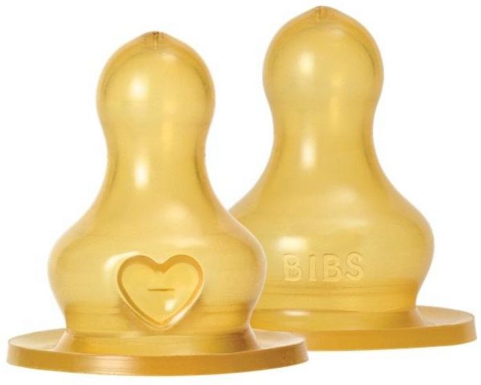 Набір дитячих пляшечок BIBS Blush Grow and Flow Round Latex 150 мл/270 мл