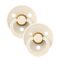 Пустушка BIBS 0-6 m Colour Latex Round Ivory 2 шт